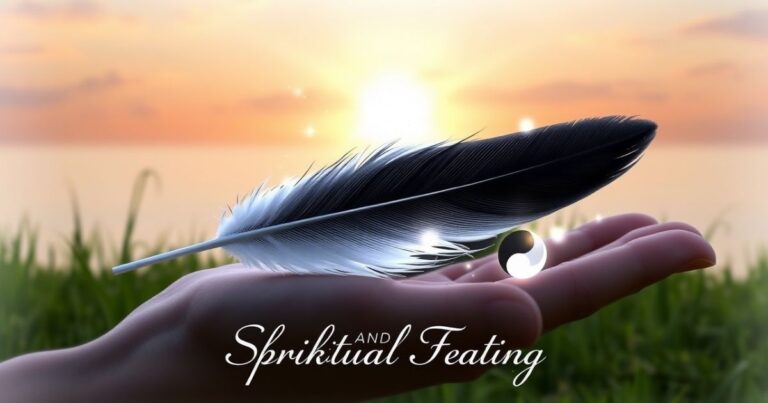 Black And White Feather Spiritual Meaning