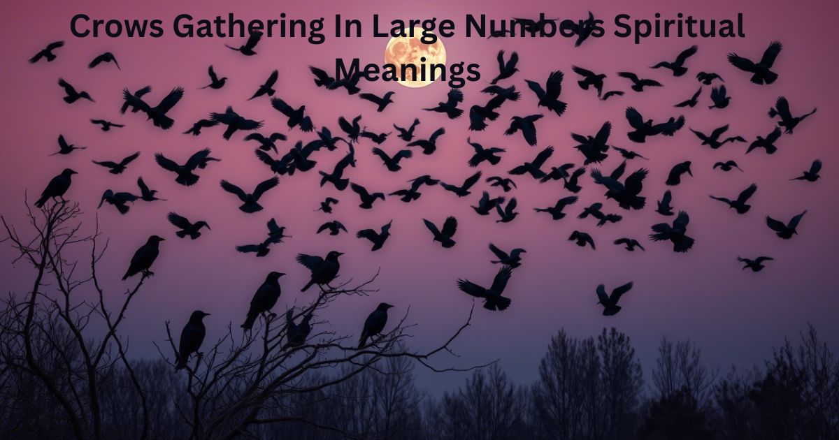 Crows Gathering In Large Numbers Spiritual Meanings