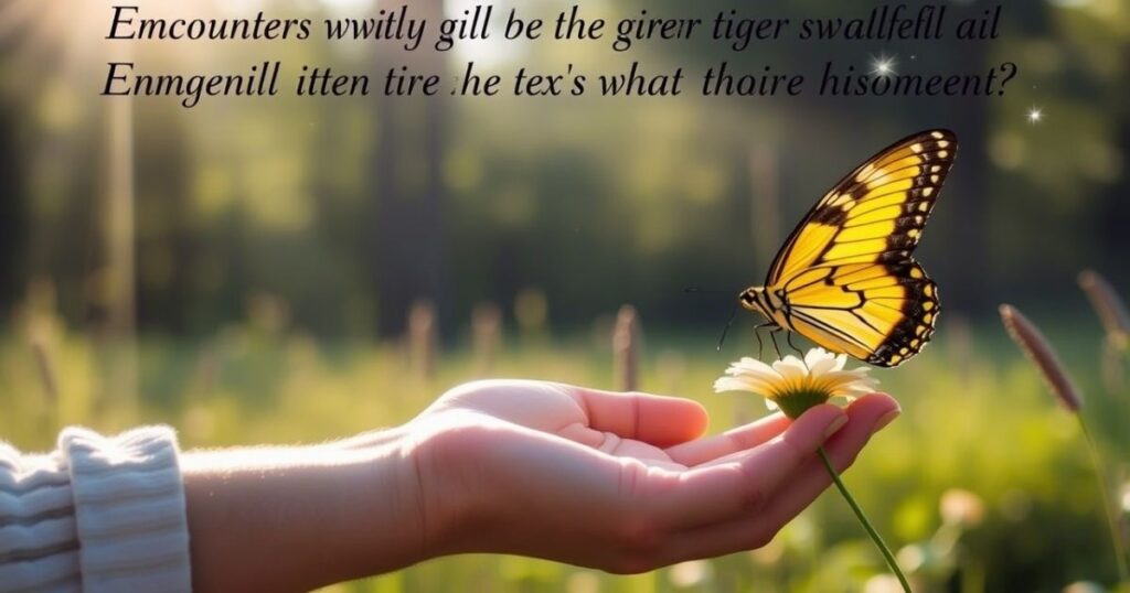 Encounters with the Eastern Tiger Swallowtail Butterfly: What Do They Mean?