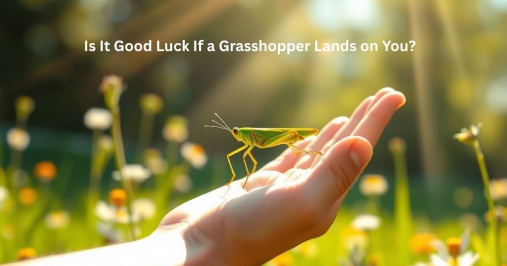 Is It Good Luck If a Grasshopper Lands on You?