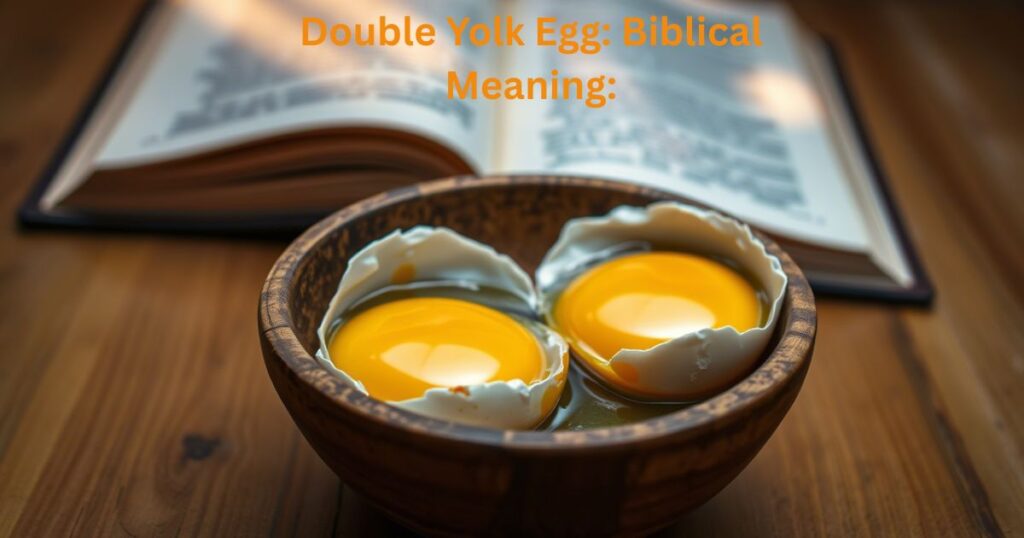 Double Yolk Egg: Biblical Meaning: