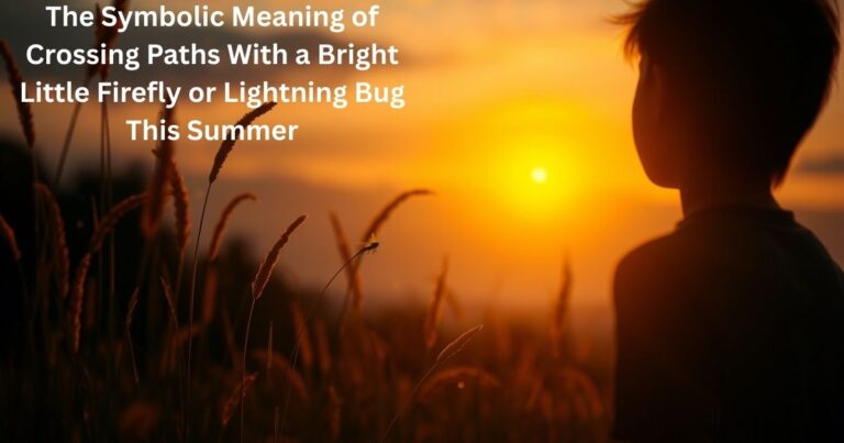 The Symbolic Meaning of Crossing Paths With a Bright Little Firefly or Lightning Bug This Summer