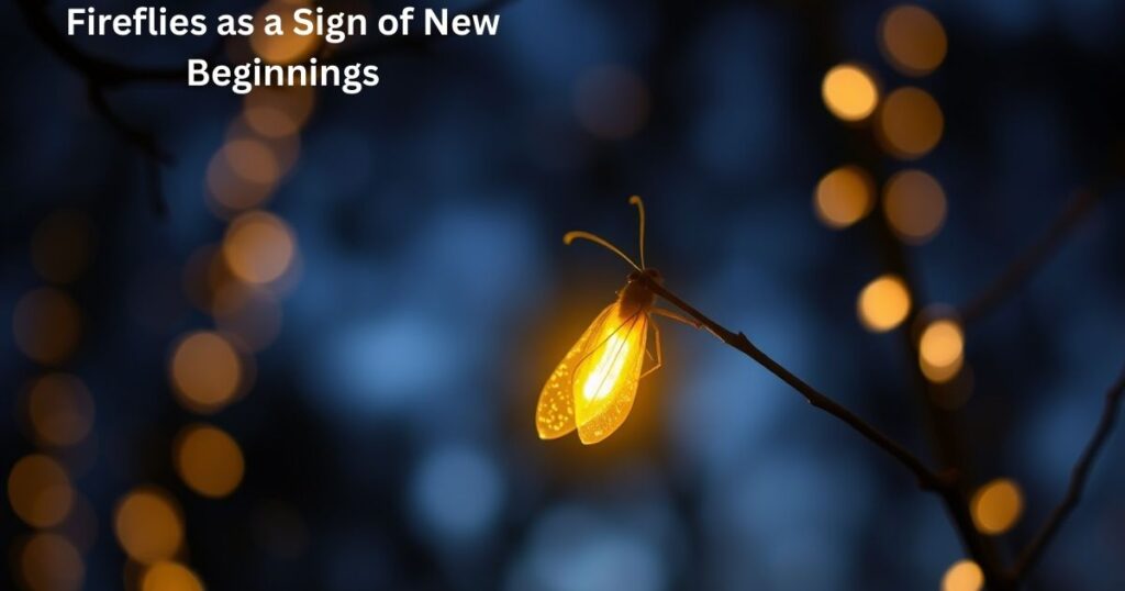 Fireflies as a Sign of New Beginnings
