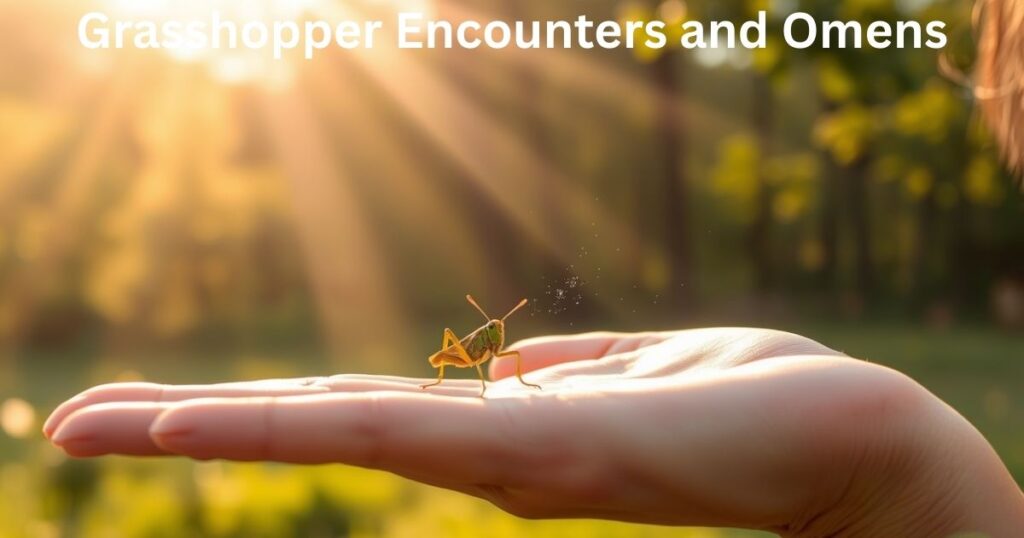 Grasshopper Encounters and Omens