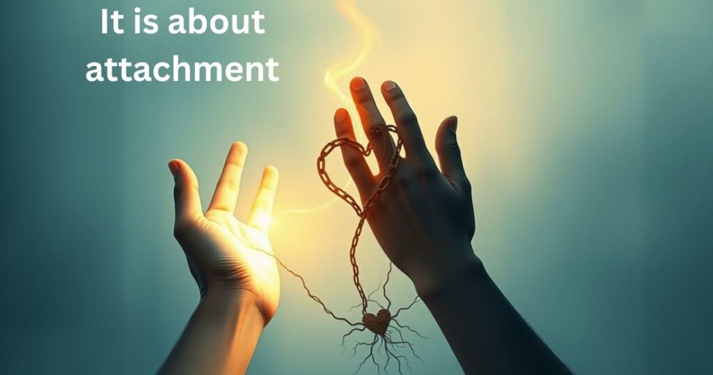 It is about attachment