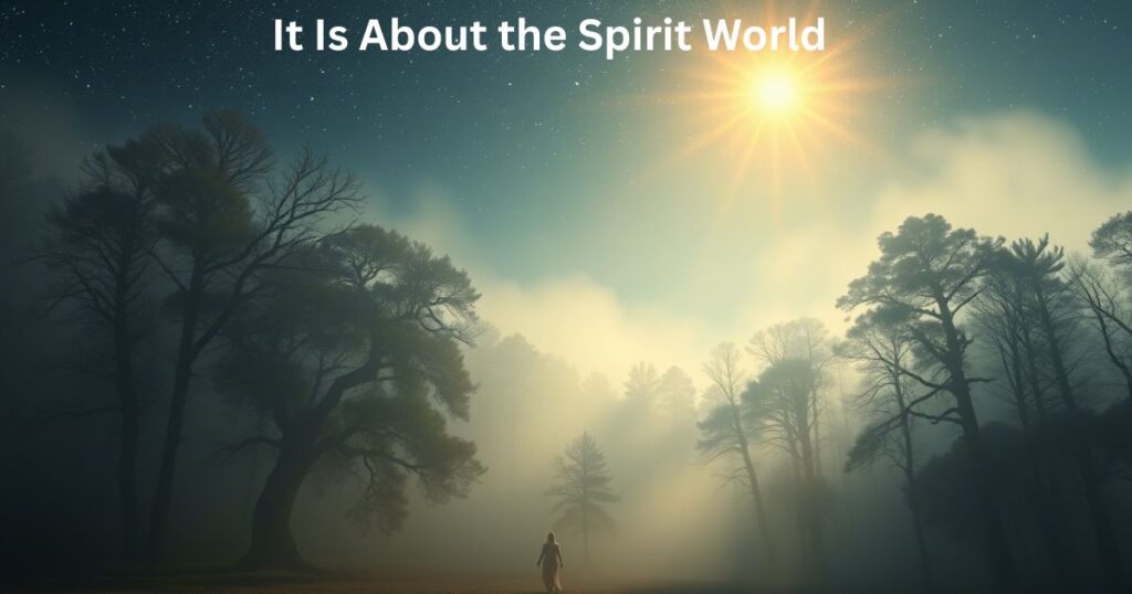 It Is About the Spirit World