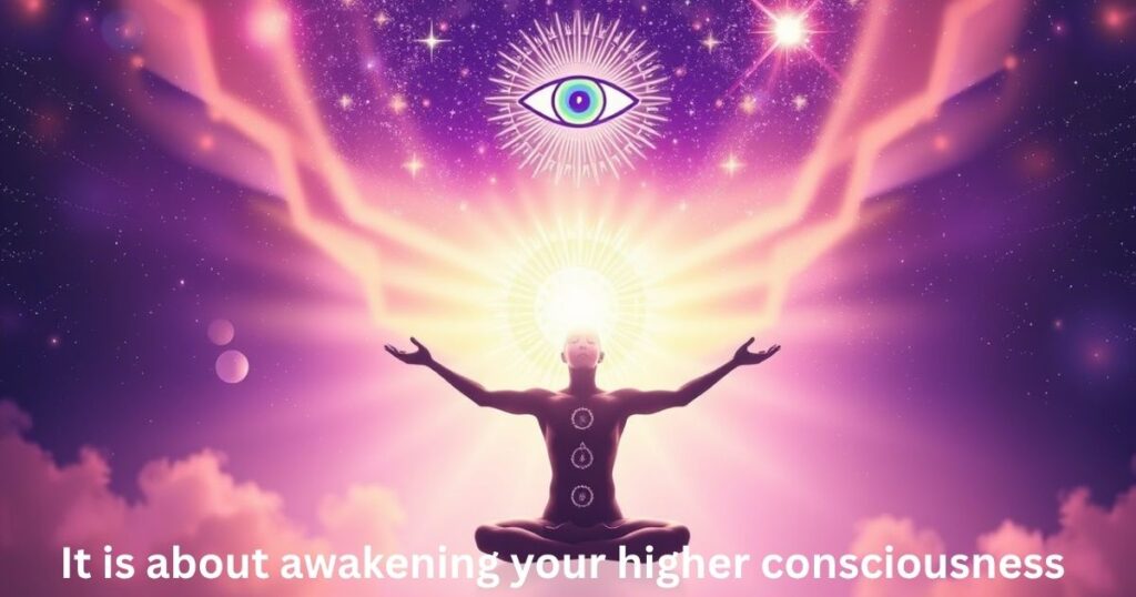 It is about awakening your higher consciousness
