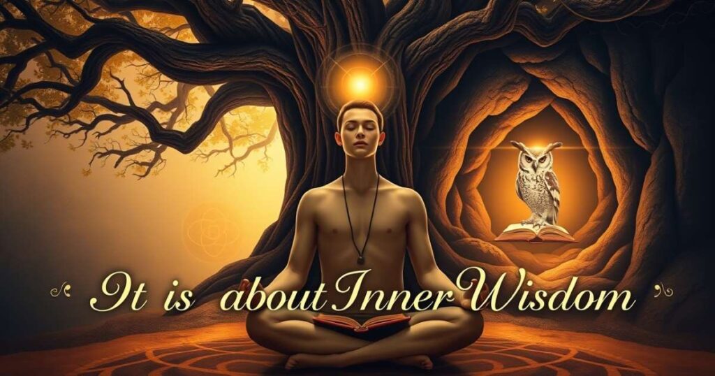 It is about inner wisdom
