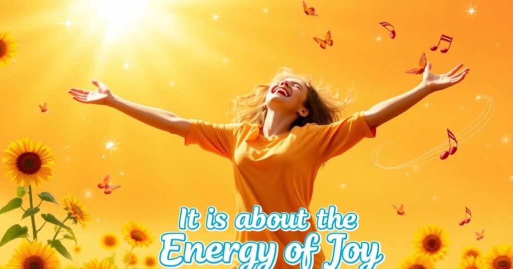 It is about the energy of joy
