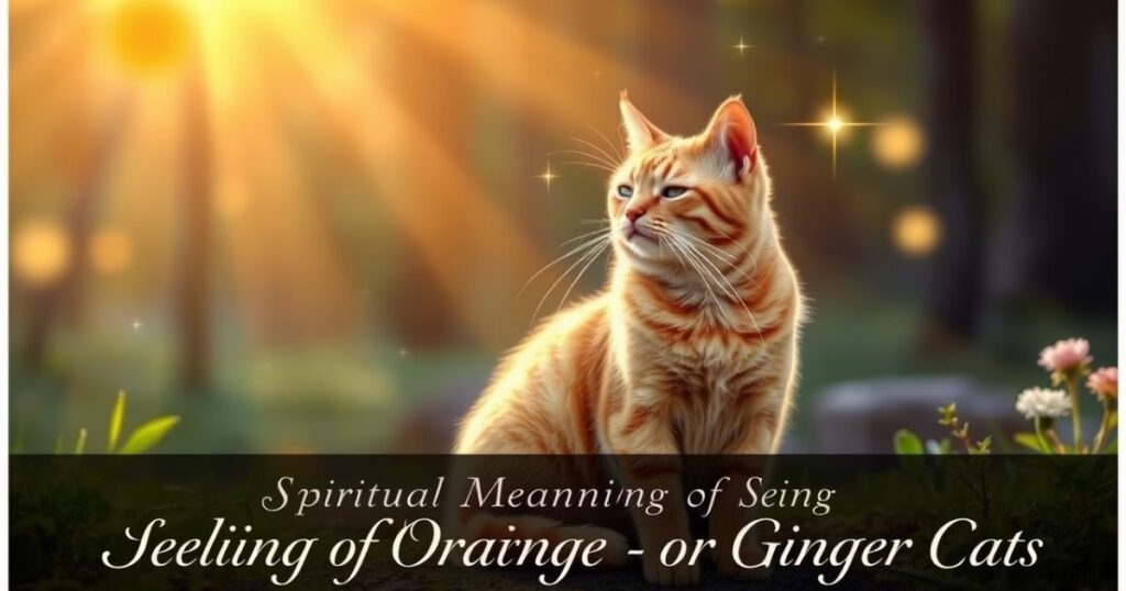 Spiritual Meaning of Seeing Orange or Ginger Cats