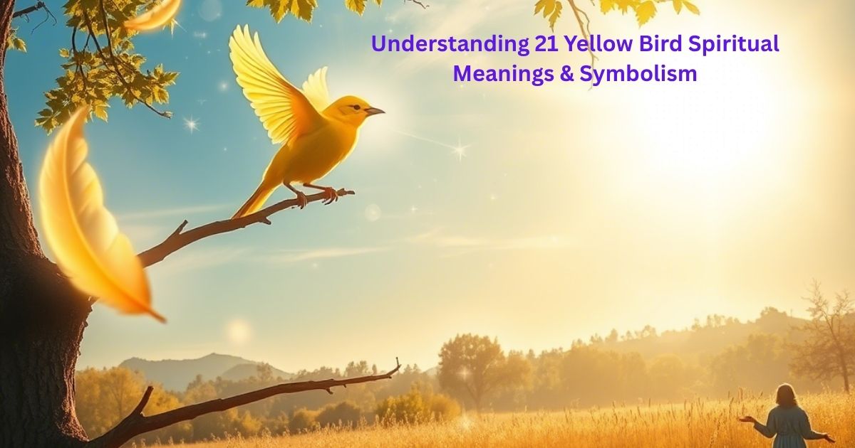 Understanding 21 Yellow Bird Spiritual Meanings & Symbolism