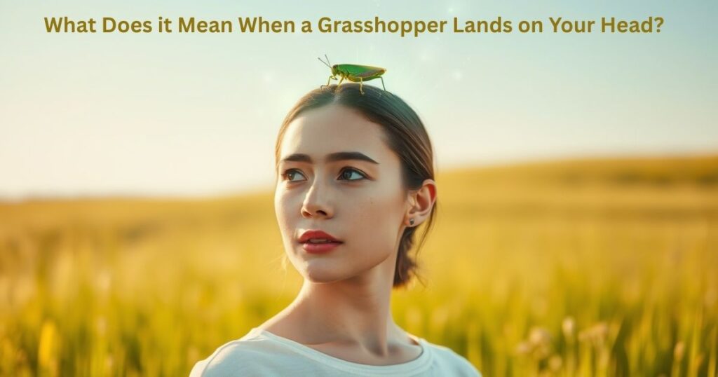 What Does it Mean When a Grasshopper Lands on Your Head?