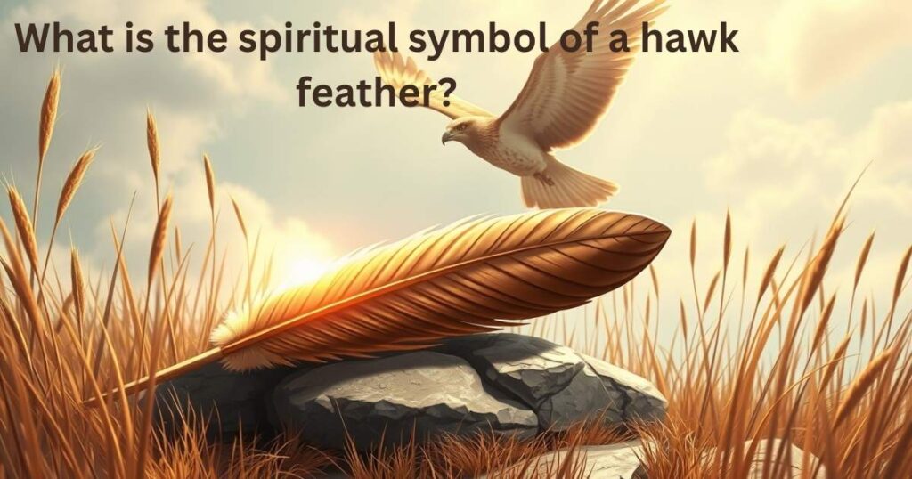 What is the spiritual symbol of a hawk feather?