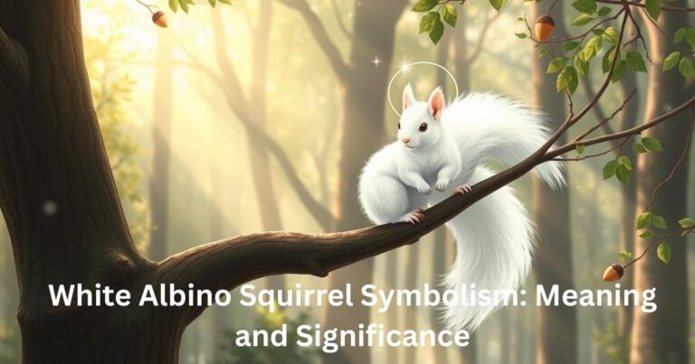 White Albino Squirrel Symbolism: Meaning and Significance