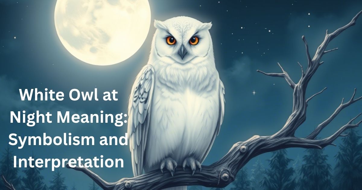 White Owl at Night Meaning: Symbolism and Interpretation