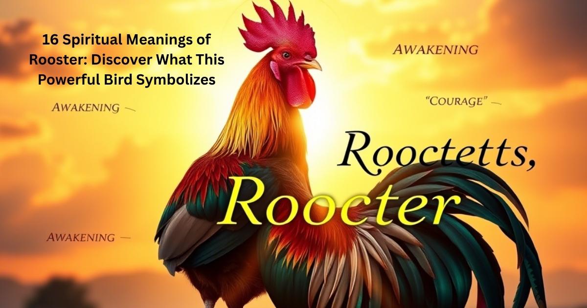 Spiritual Meanings of Rooster: Discover What This Powerful Bird Symbolizes