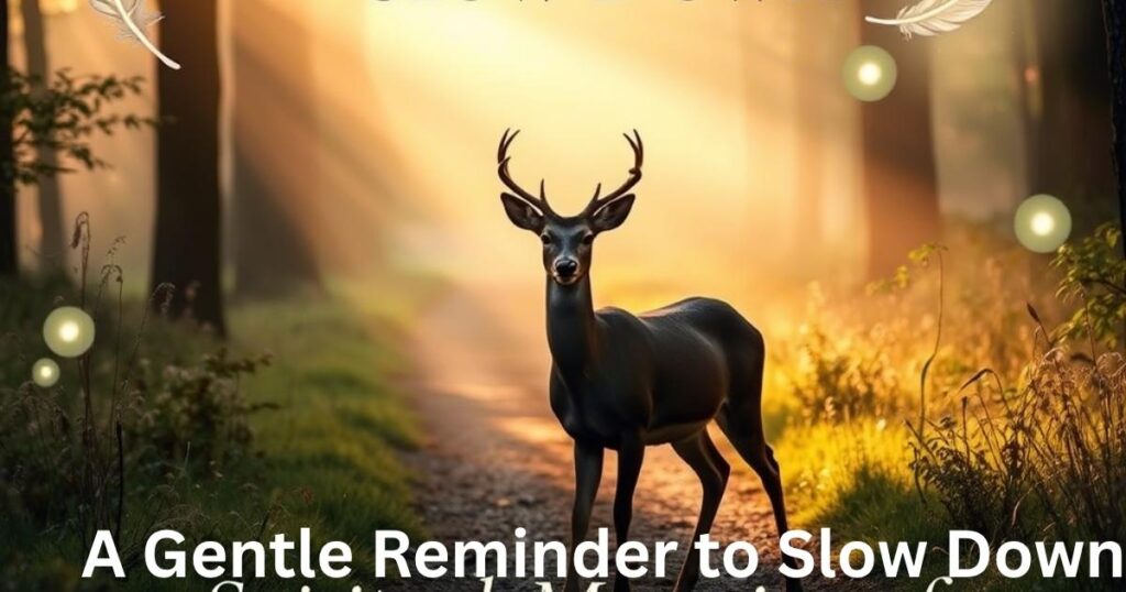 A Gentle Reminder to Slow Down
