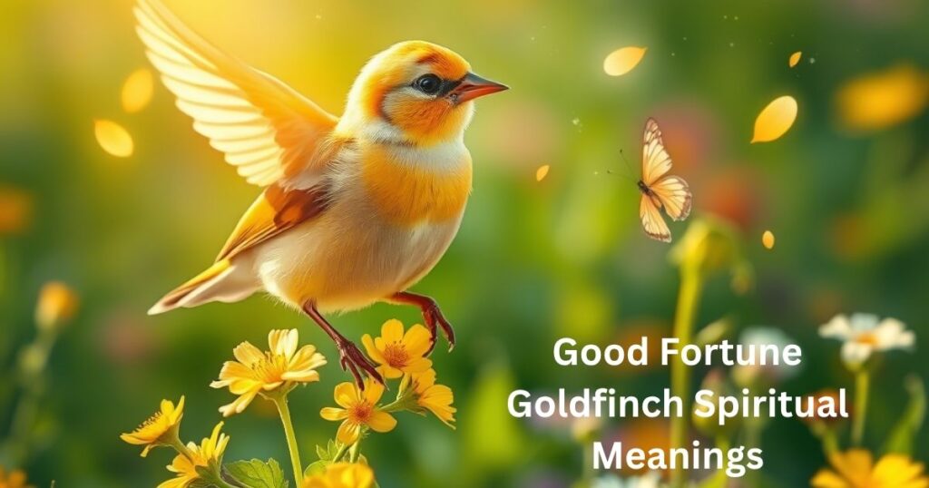 Good Fortune Goldfinch Spiritual Meanings