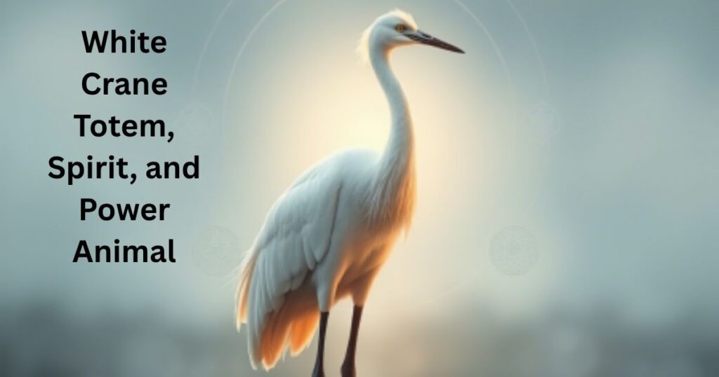 White Crane Totem, Spirit, and Power Animal