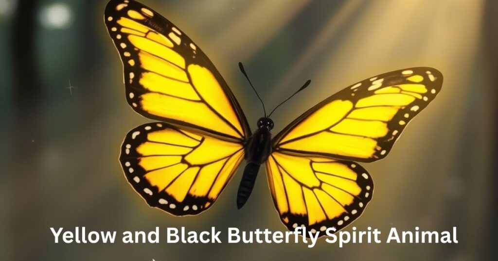 Yellow and Black Butterfly Spirit Animal