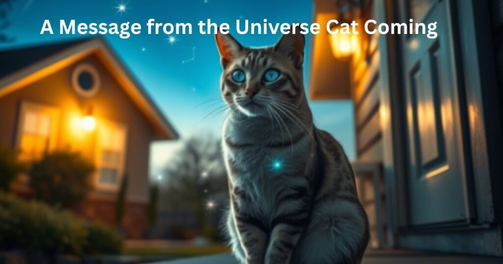 A Message from the Universe Cat Coming