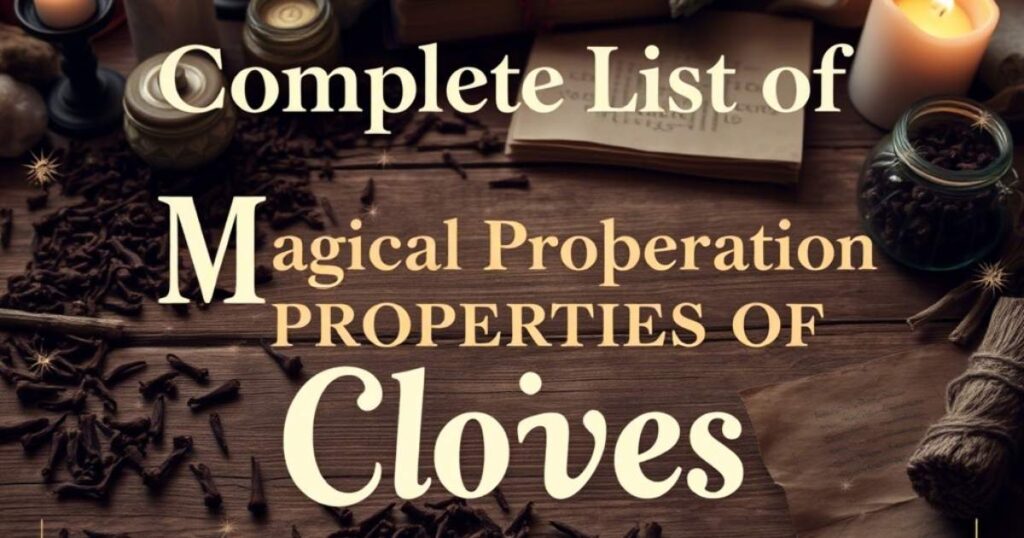 Complete List Of Magical Properties Of Cloves