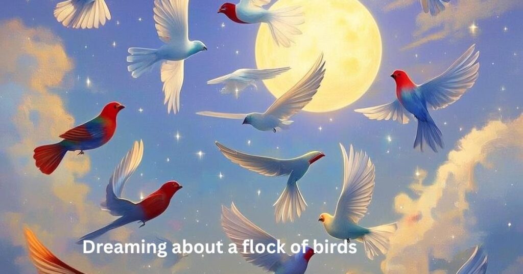 Dreaming about a flock of birds