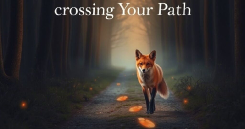 Interpreting a Fox Crossing Your Path
