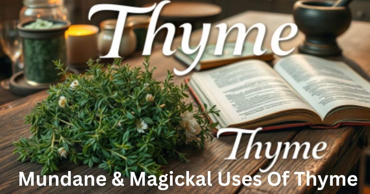 Mundane & Magickal Uses Of Thyme