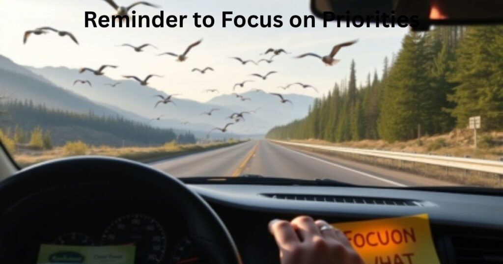 Reminder to Focus on Priorities