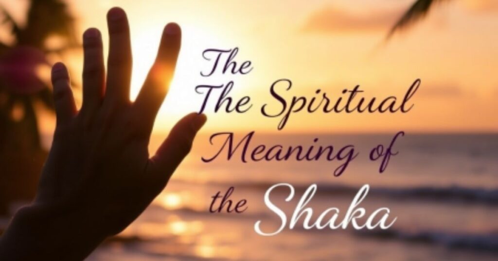 The spiritual Meaning of the Shaka