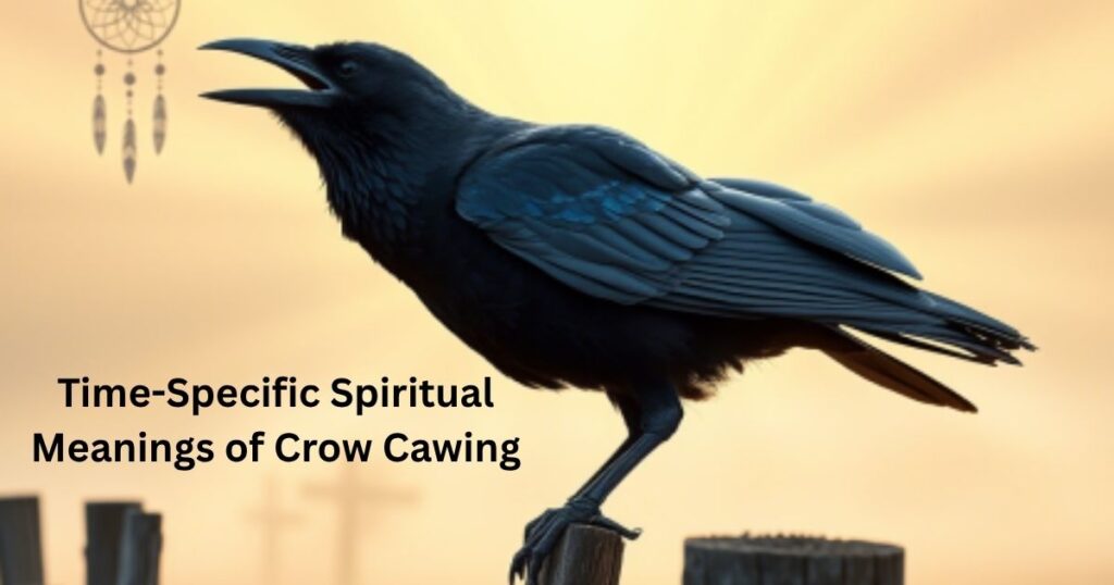 Time-Specific Spiritual Meanings of Crow Cawing