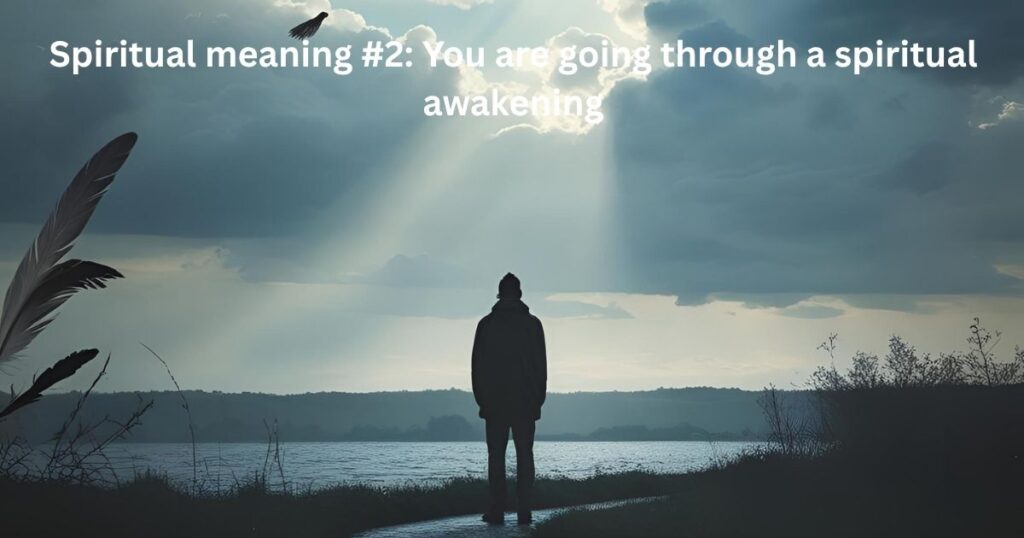 Spiritual meaning #2: You are going through a spiritual awakening